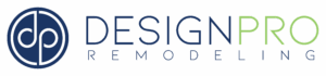 Design Pro Remodeling blue and green horizontal logo