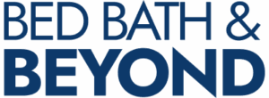 Bed Bath & Beyond logo in blue text